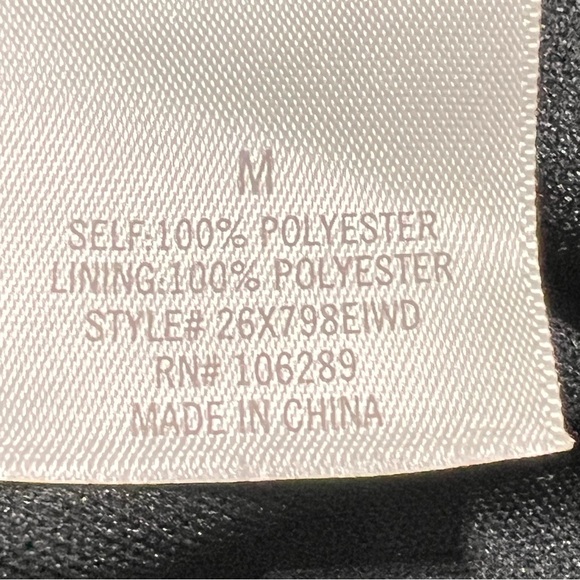 Francesca's Mi Ami Dress Black & White Polka Dots Midi Dress Ruffled Hem Size M - Picture 12 of 15